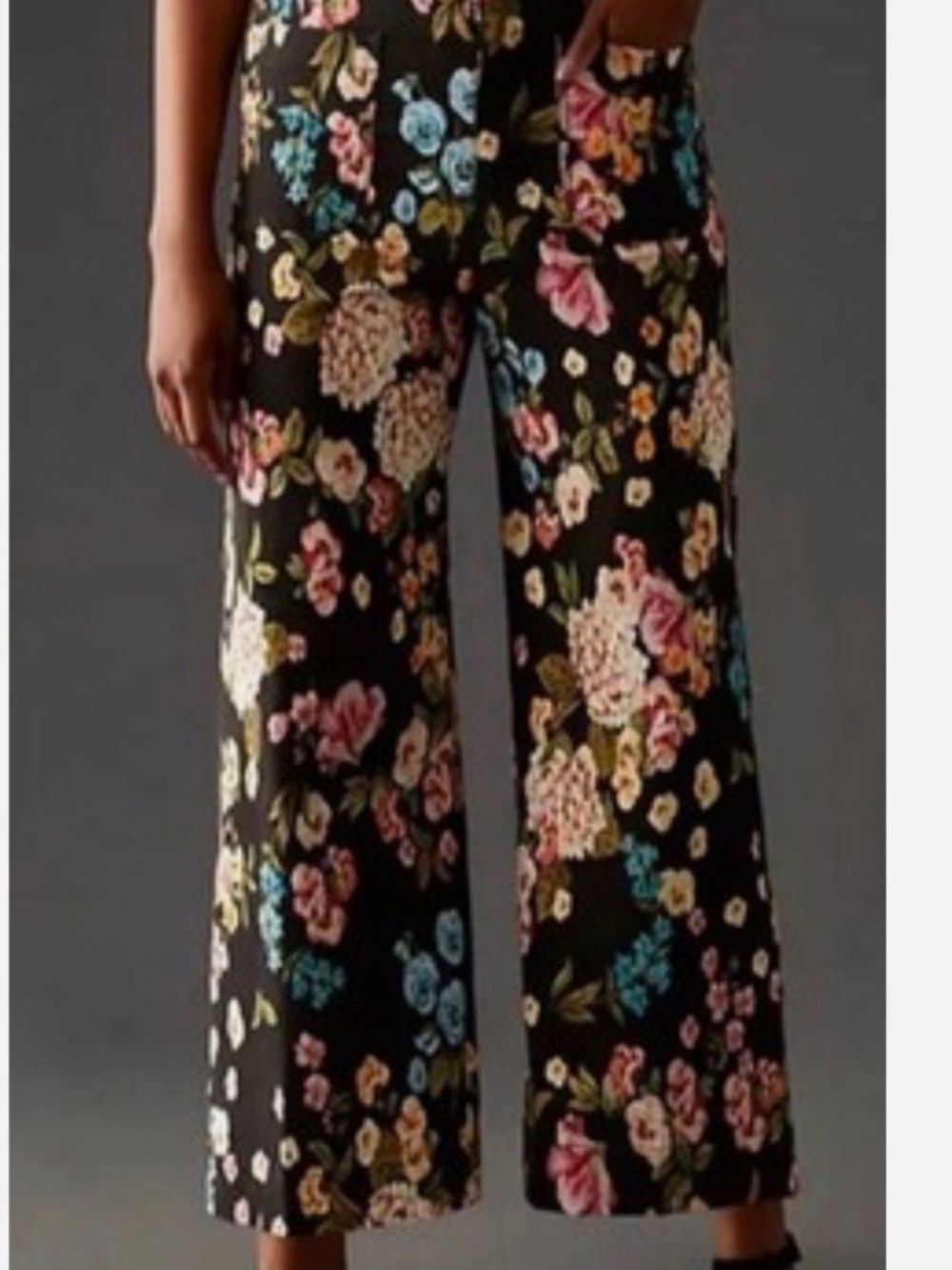 Maeve Cropped Wide Leg Pants